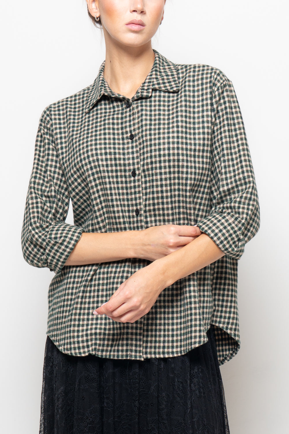Camicia a quadri in flanella