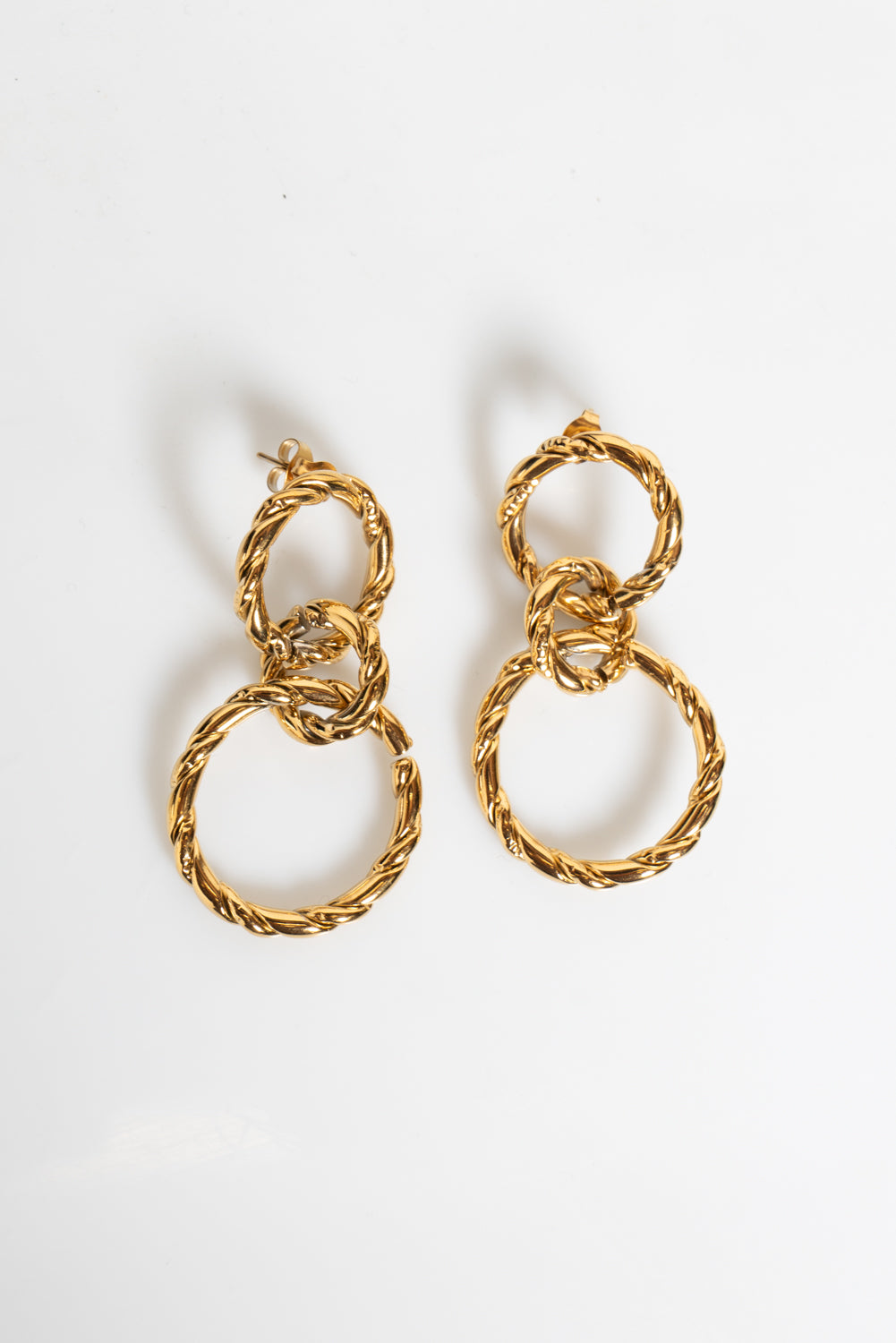 Orecchini a tre cerchi