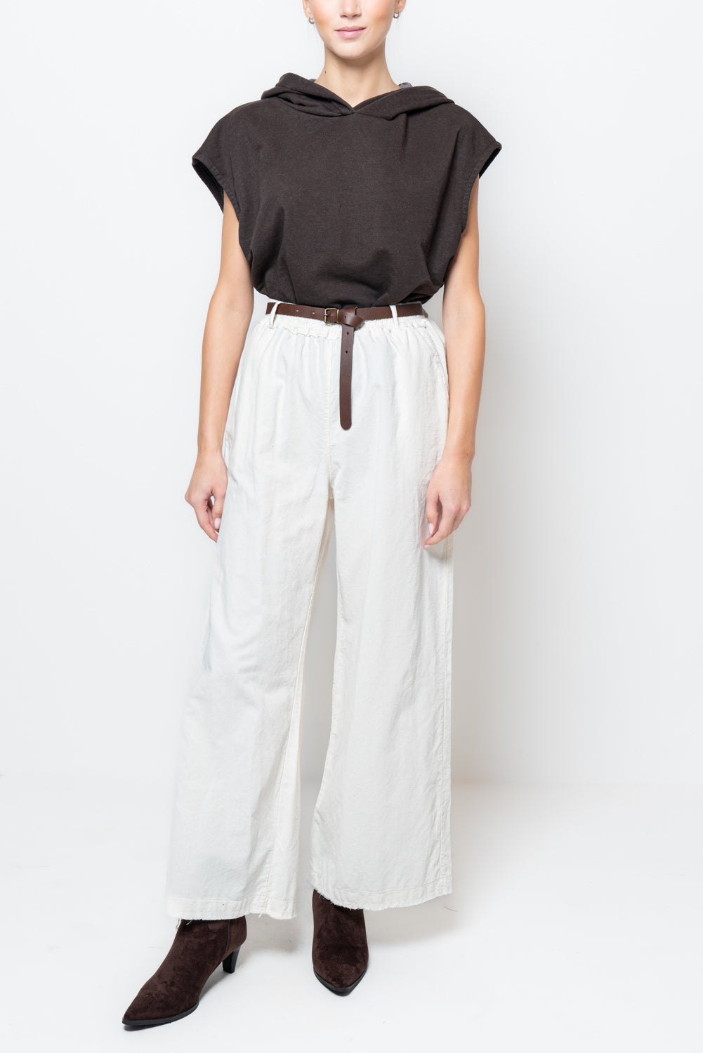 Pantalone palazzo in velluto