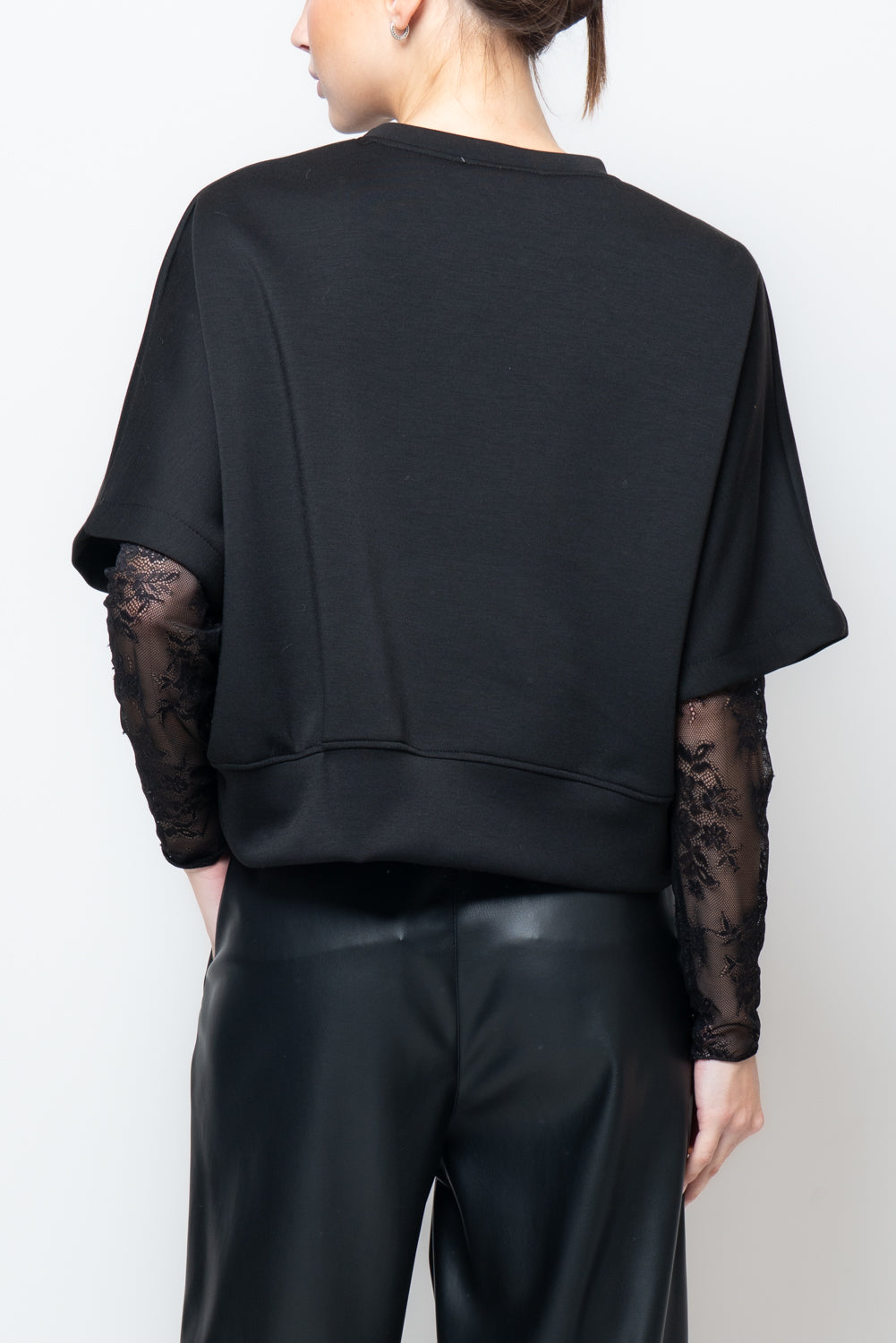 Felpa con manica corta