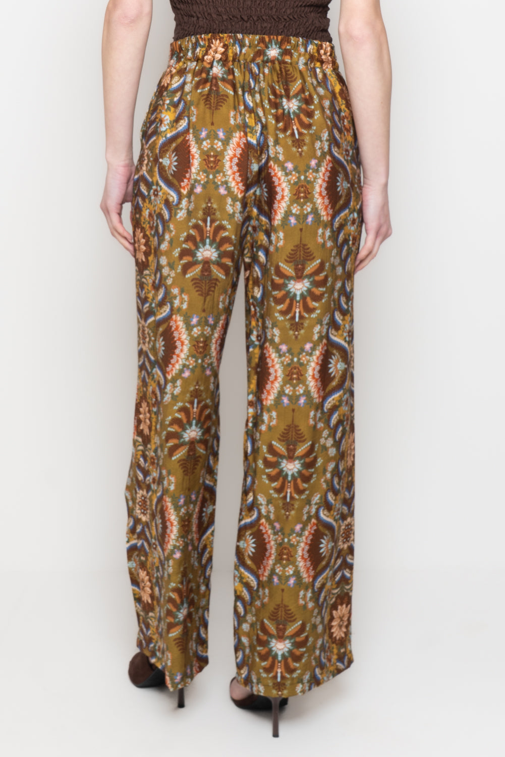 Pantaloni palazzo fantasia