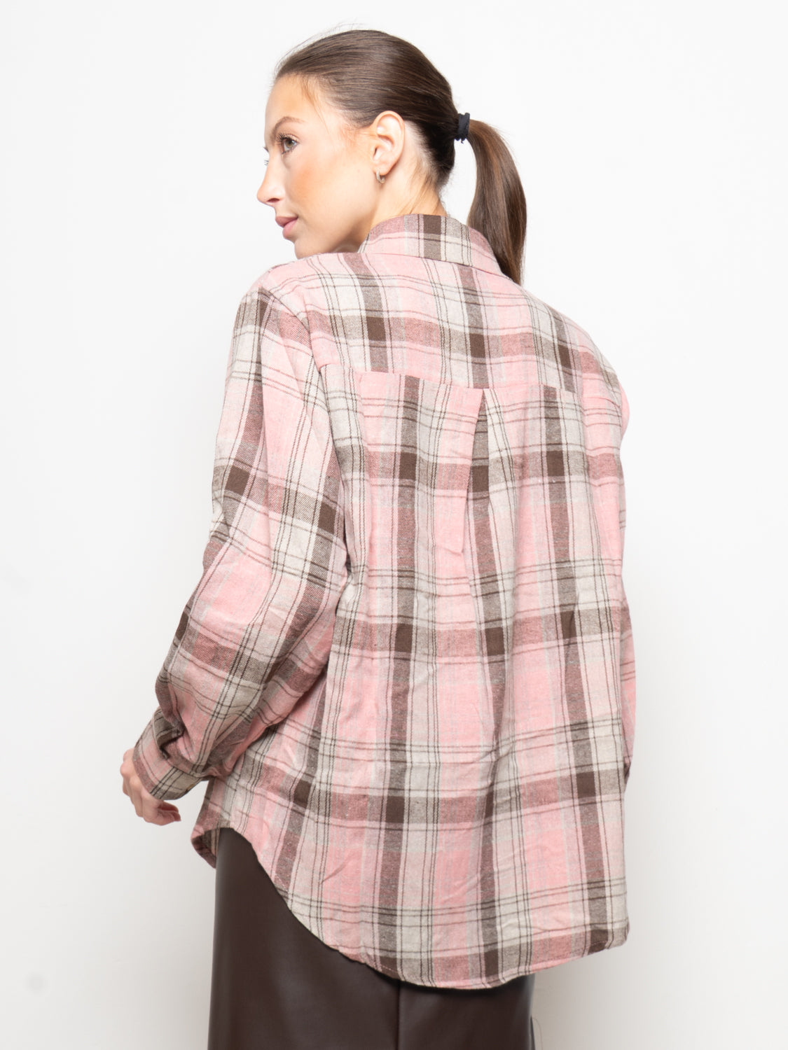 Camicia a quadri flanellata