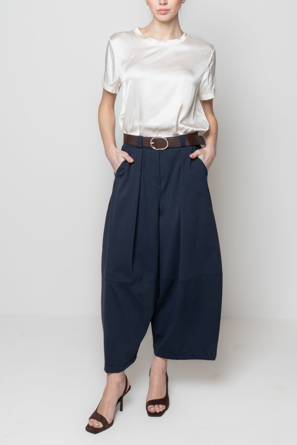 Pantalone Barrel in punto milano