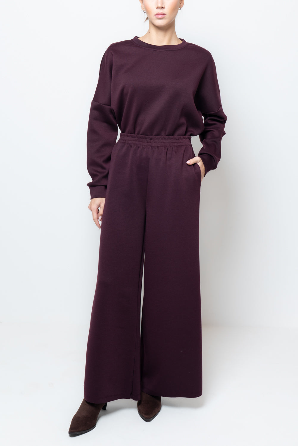 Pantalone palazzo in neoprene
