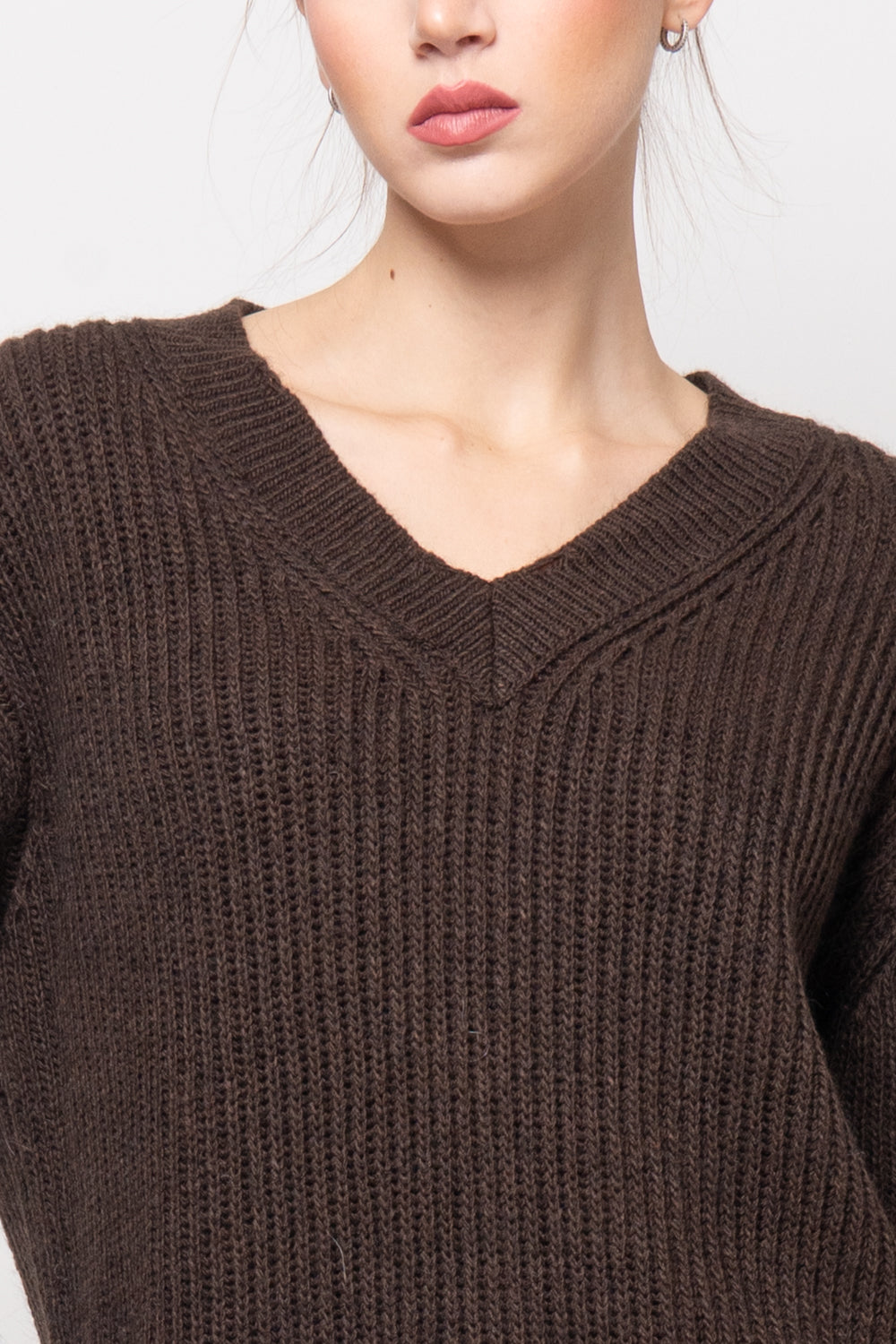 Maglia inglese scollo a v