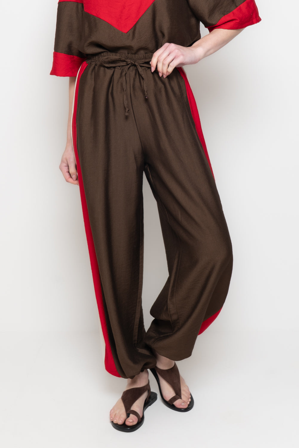 Pantalone Color Block