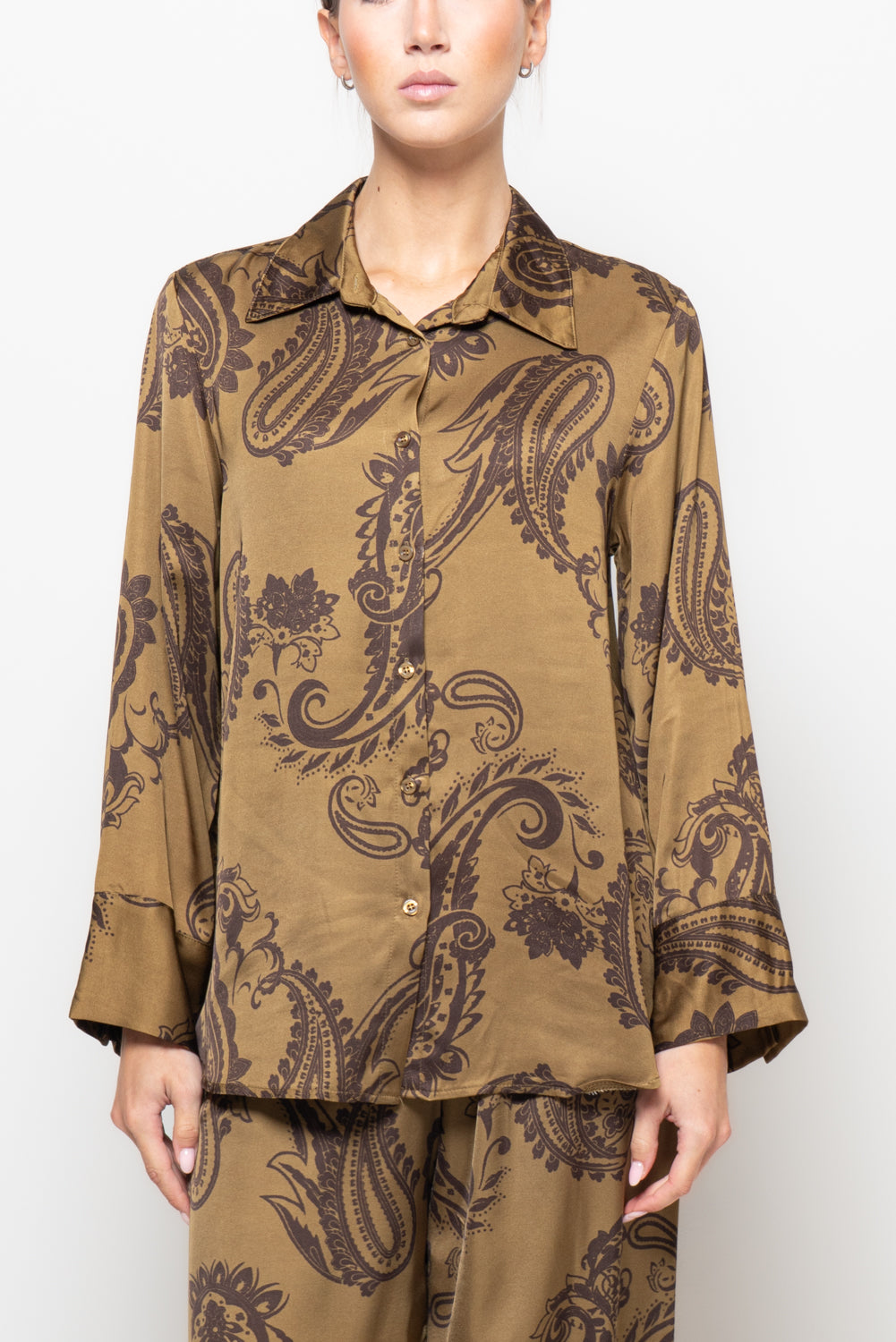 Camicia in fantasia cashmere