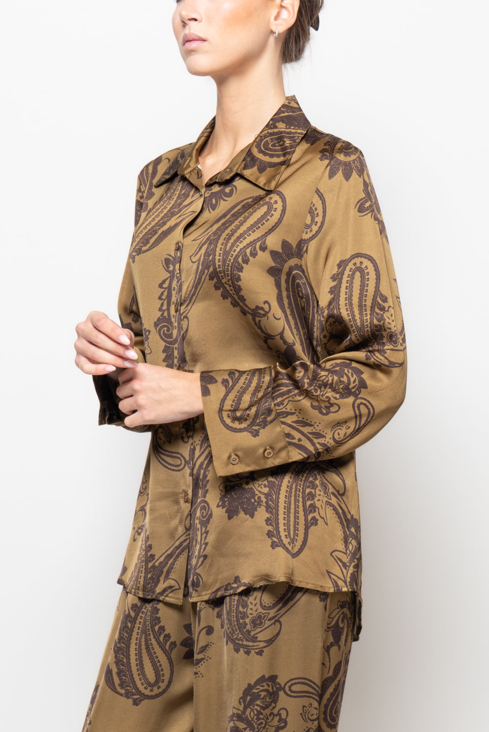 Camicia in fantasia cashmere