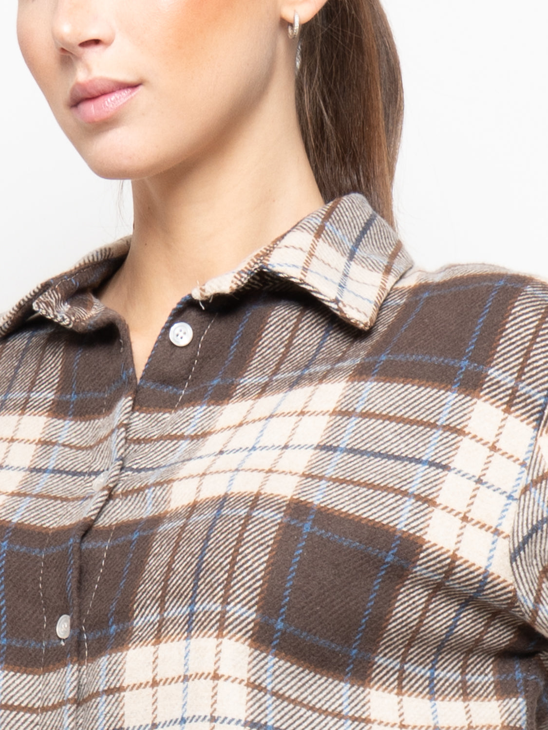 Camicia a quadri flanellata
