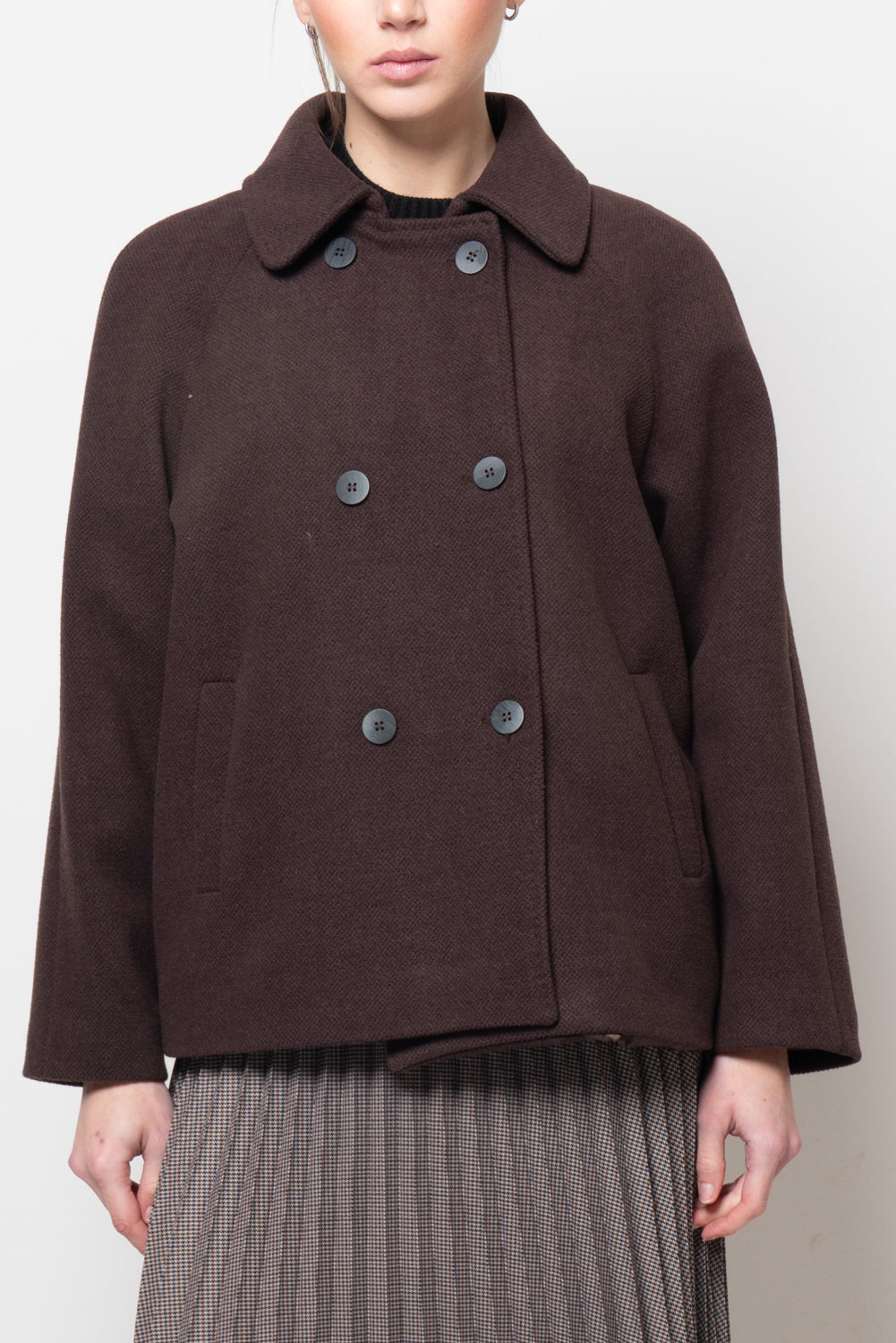 Cappotto doppiopetto corto