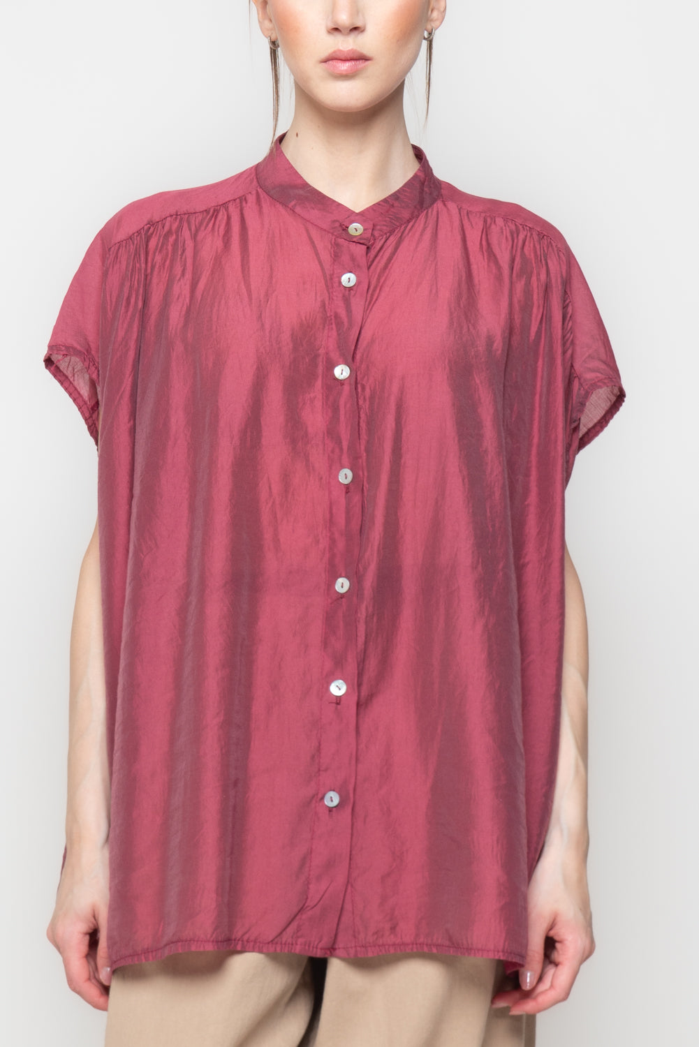 Camicia smanicata over
