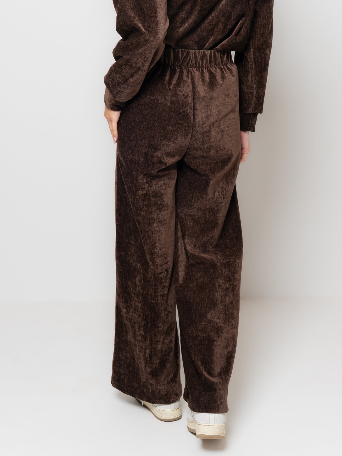 Pantalone palazzo in ciniglia