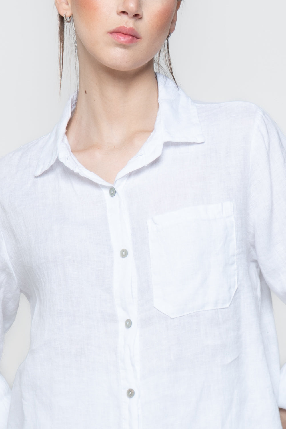 Camicia in Lino con Taschino