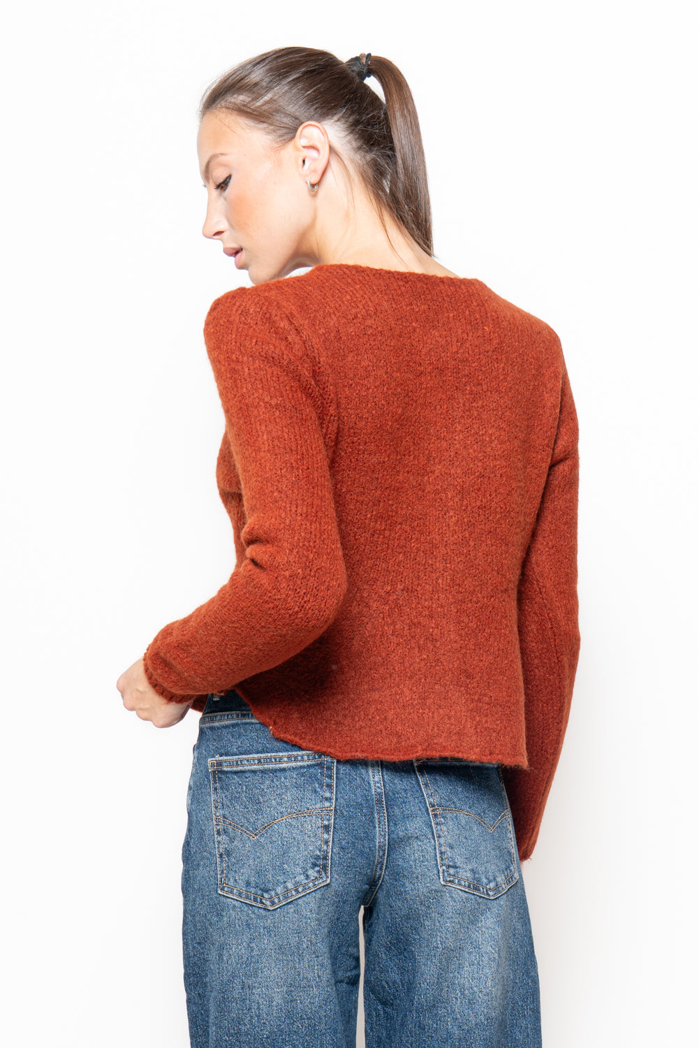 Cardigan sfiancato