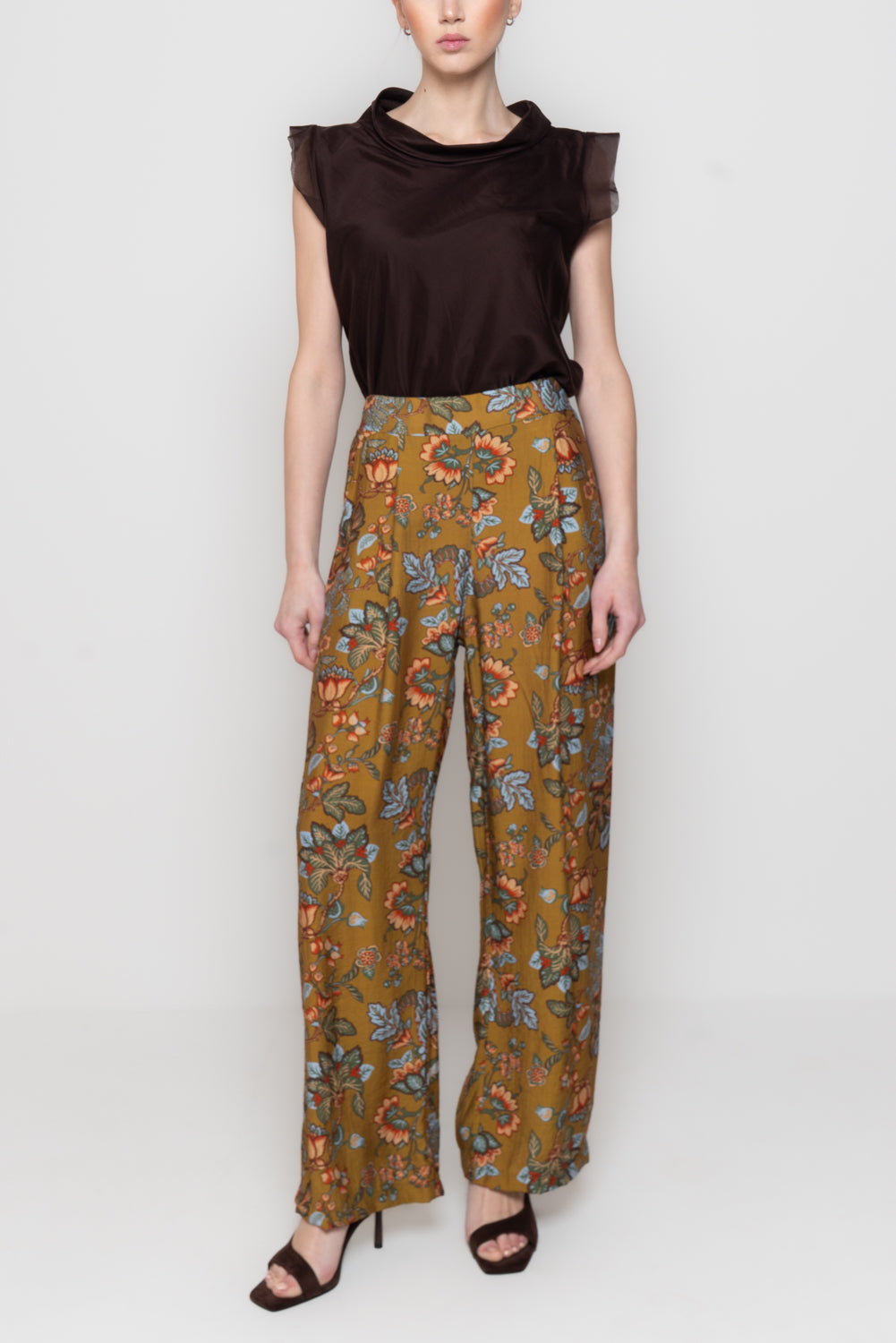 Pantaloni palazzo fantasia