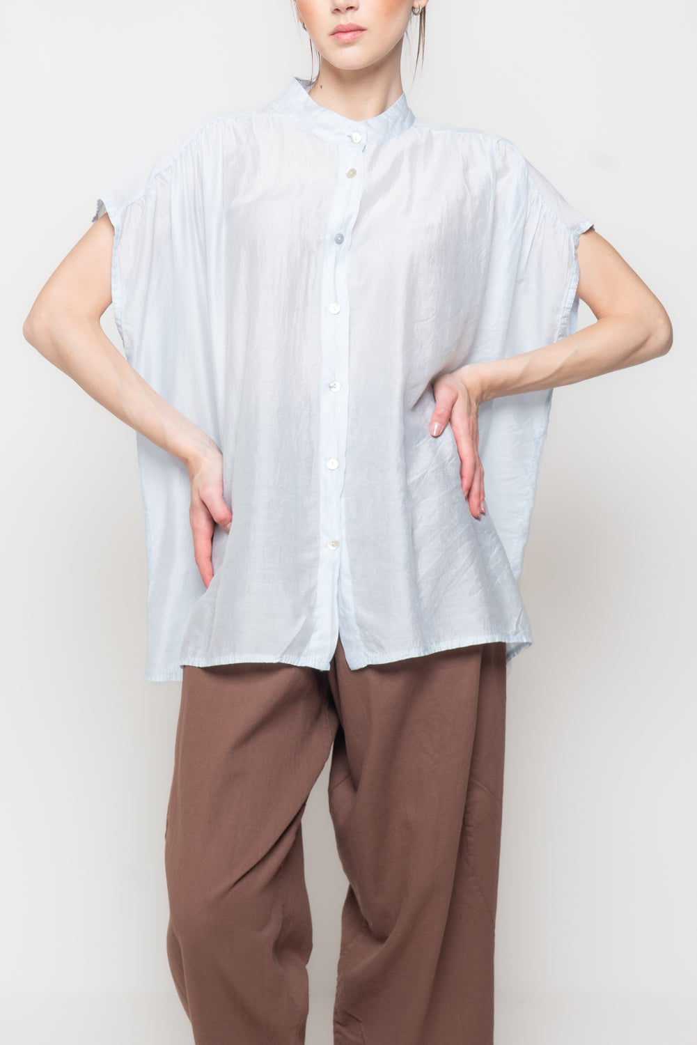 Camicia smanicata over
