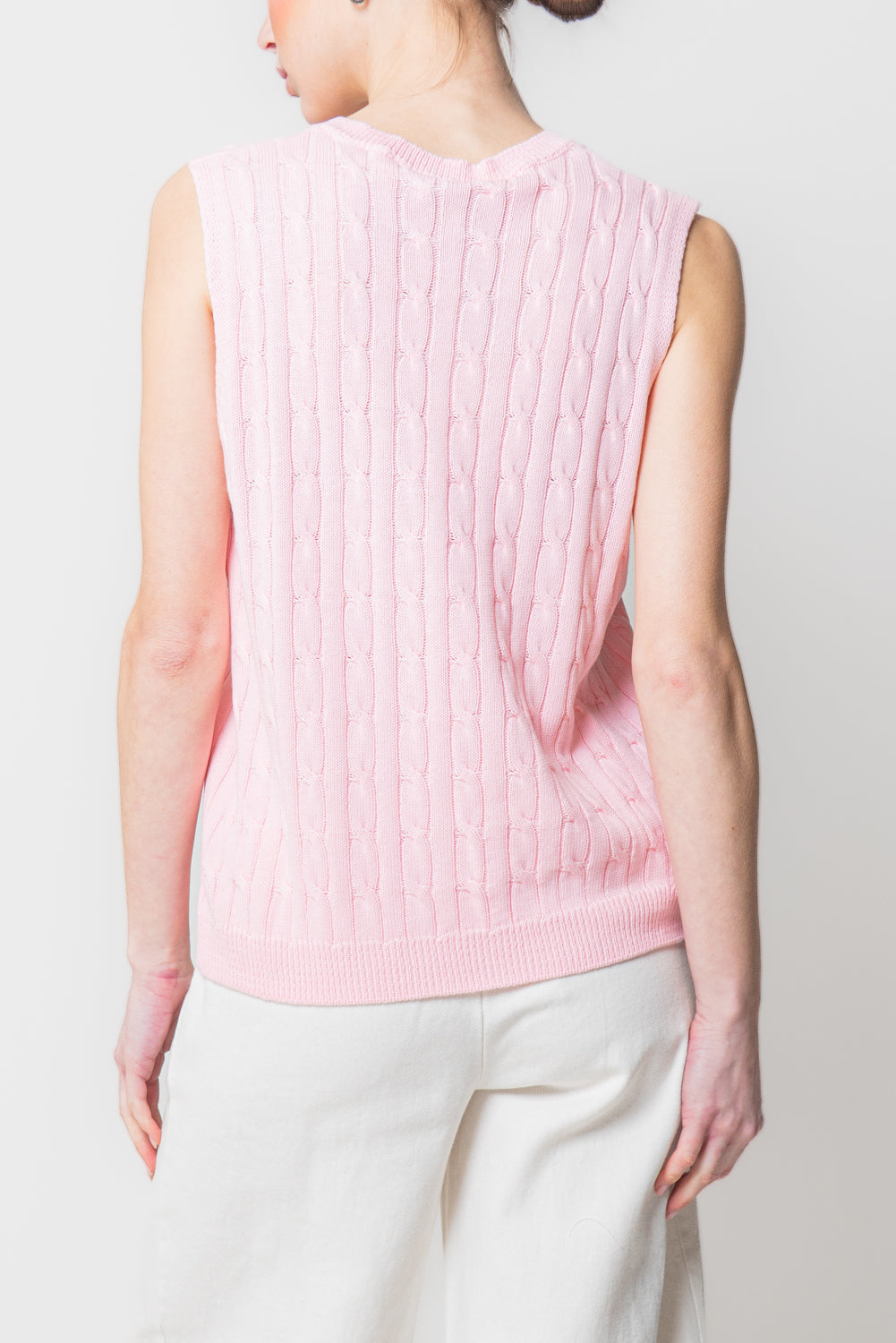 Gilet in Maglia a Trecce