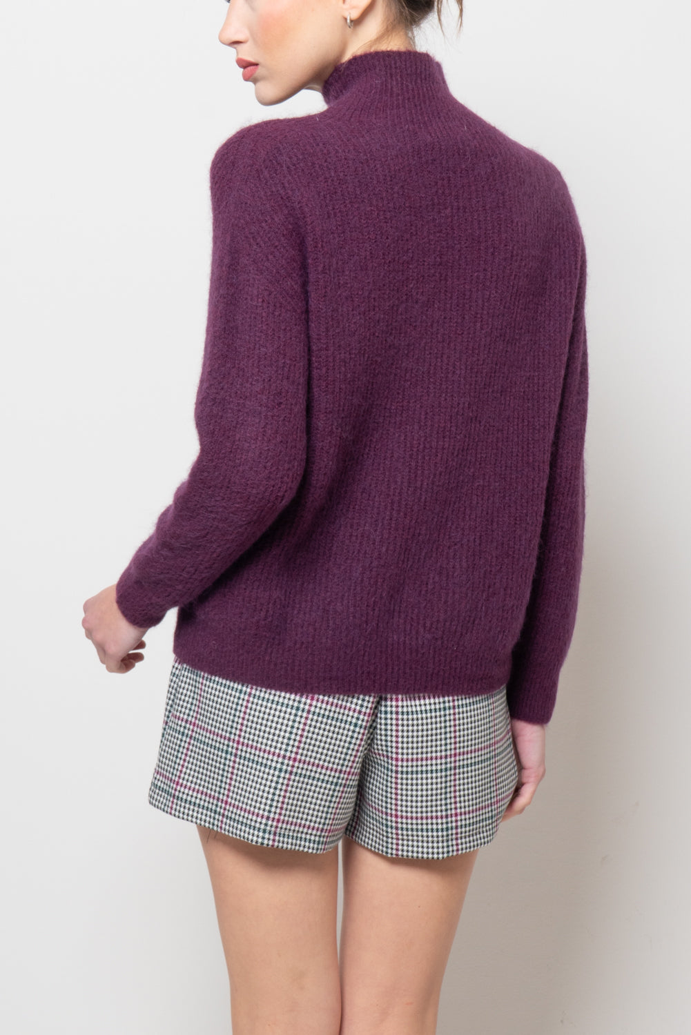 Maglia inglese con collo a cratere