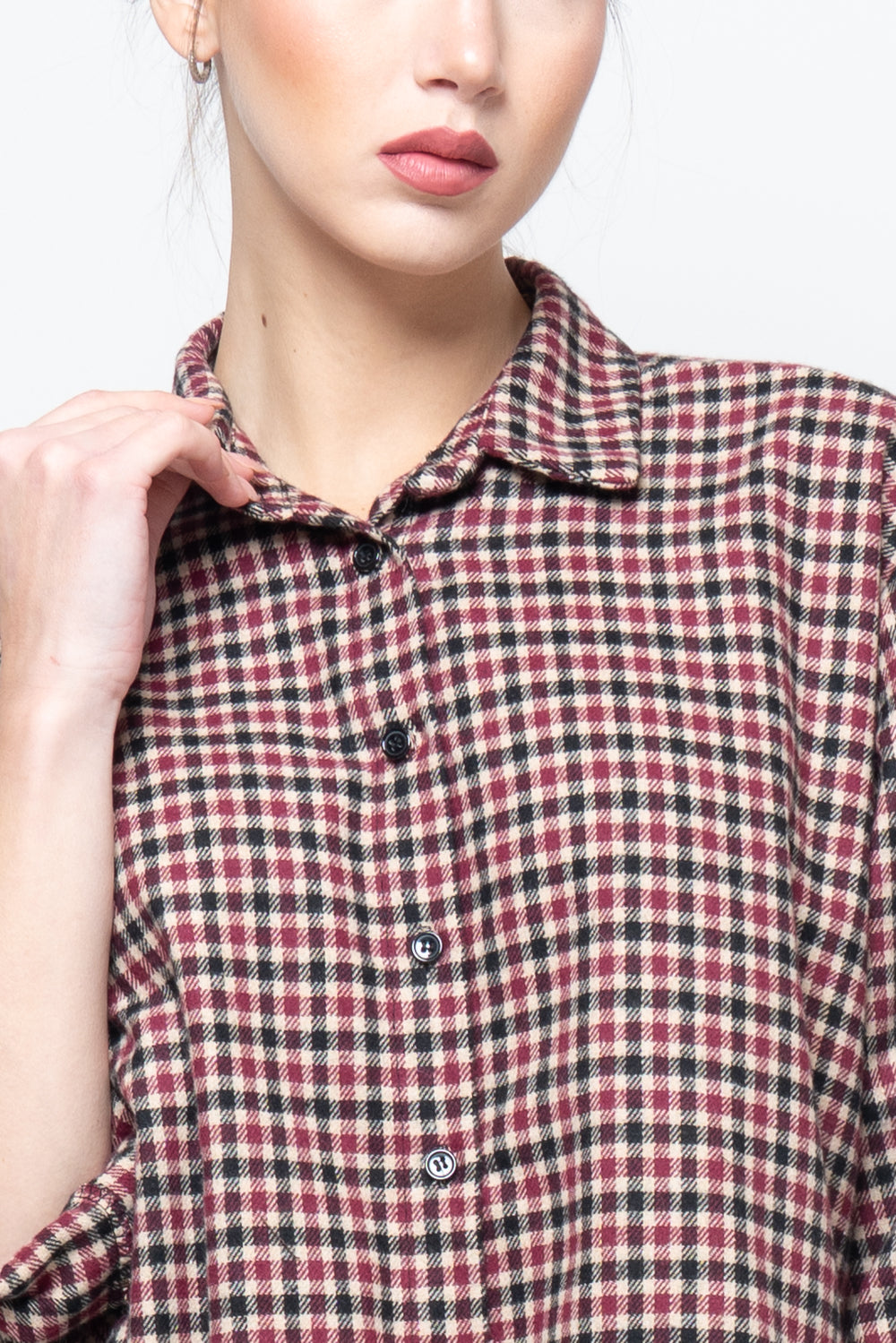 Camicia a quadri in flanella