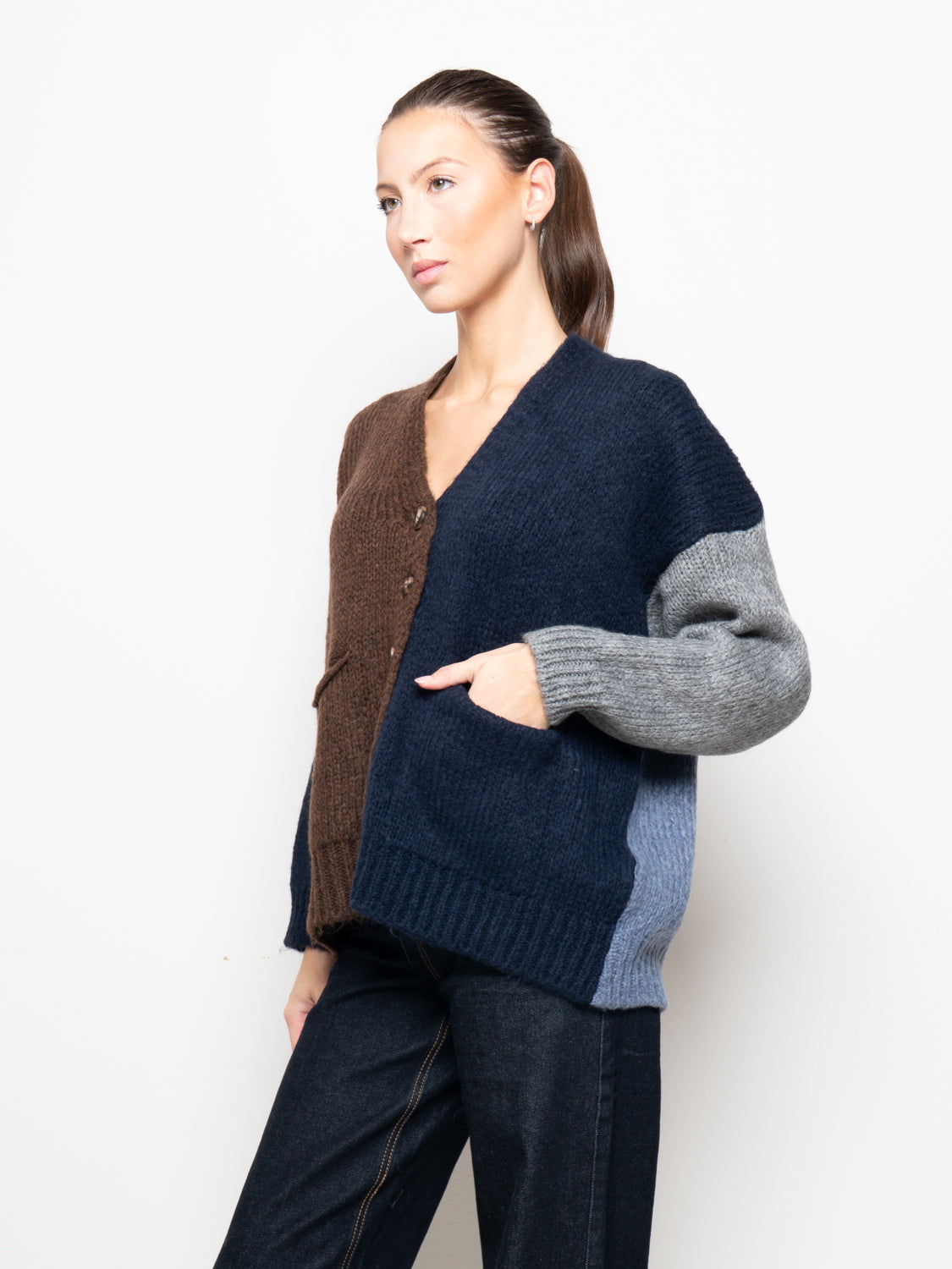 Cardigan multicolore