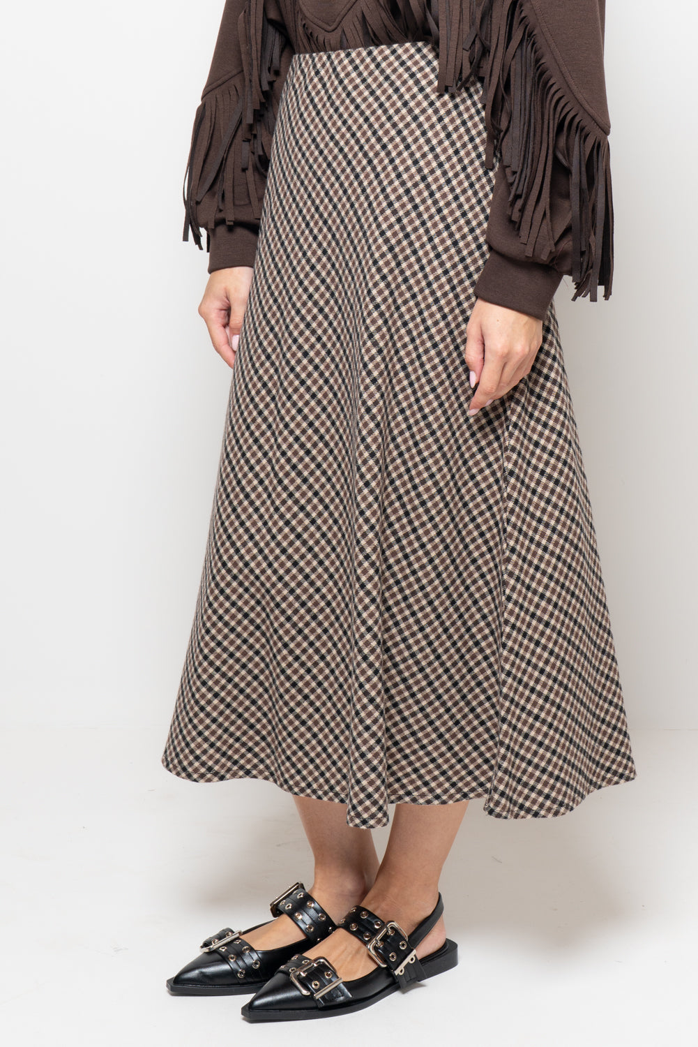 Gonna a quadri in flanella