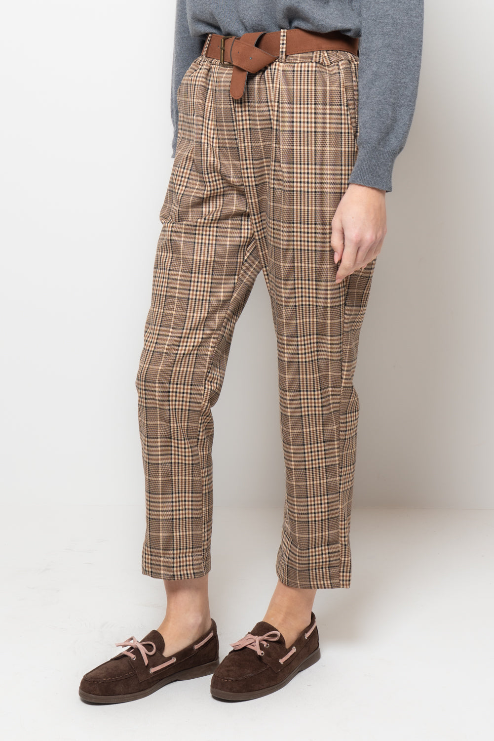 Pantaloni baggy tartan