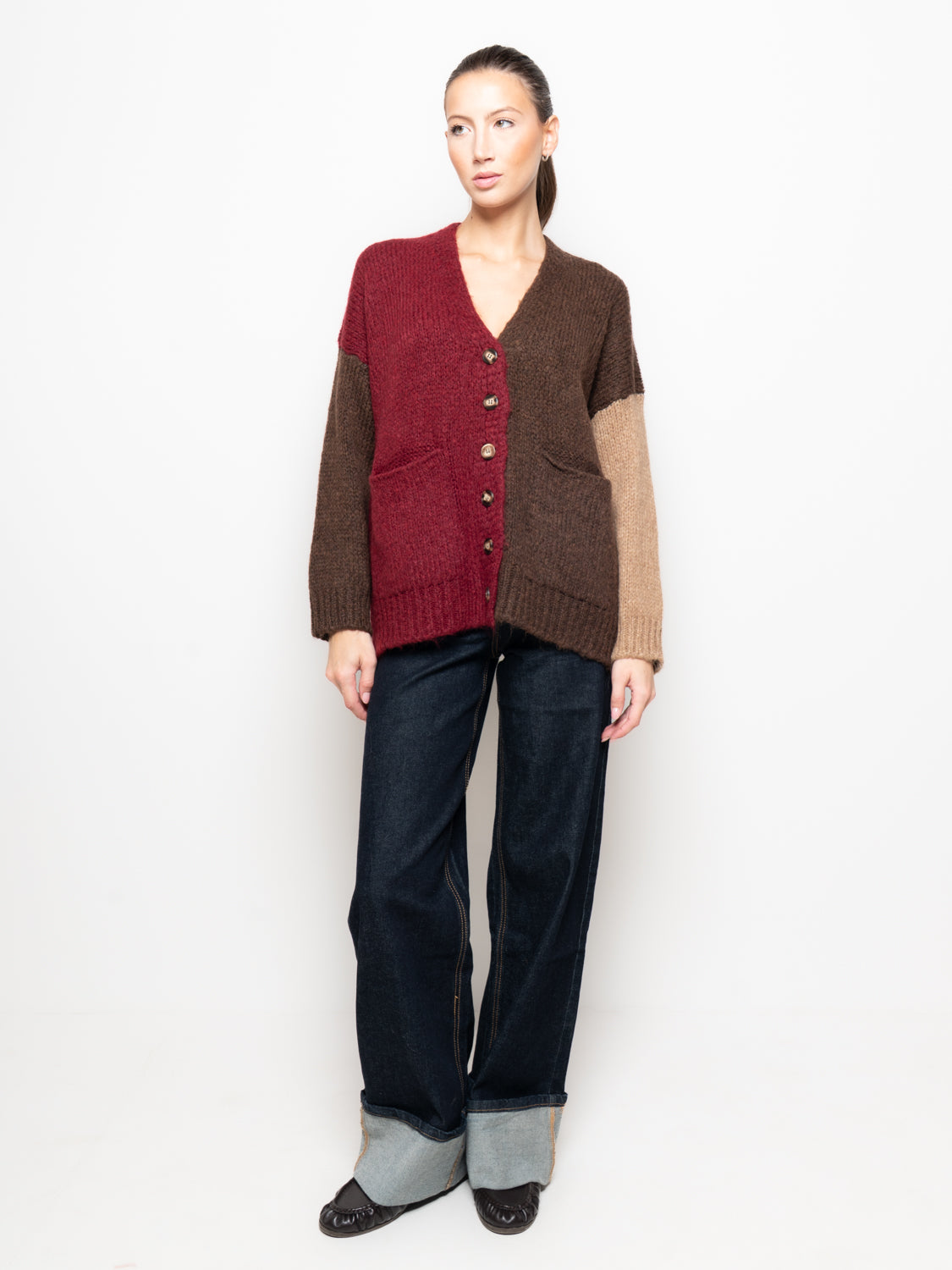Cardigan multicolore
