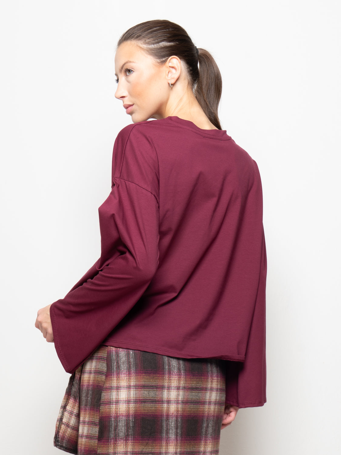 Maglia oversize girocollo