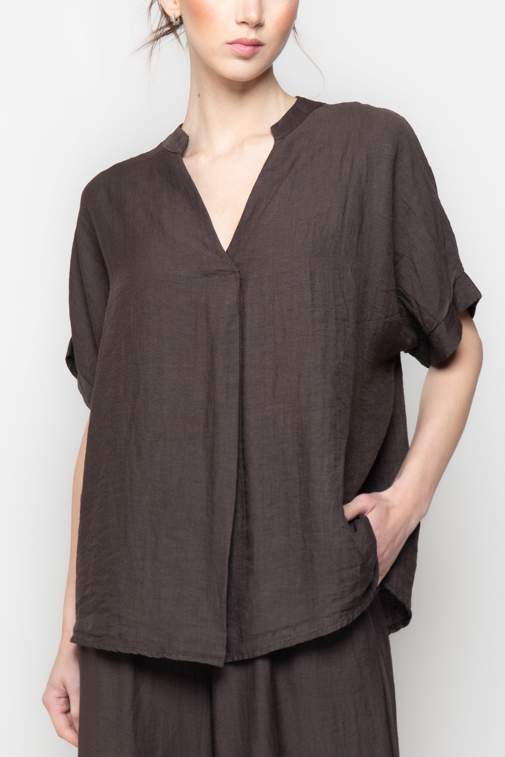 Blusa over con Scollo a V