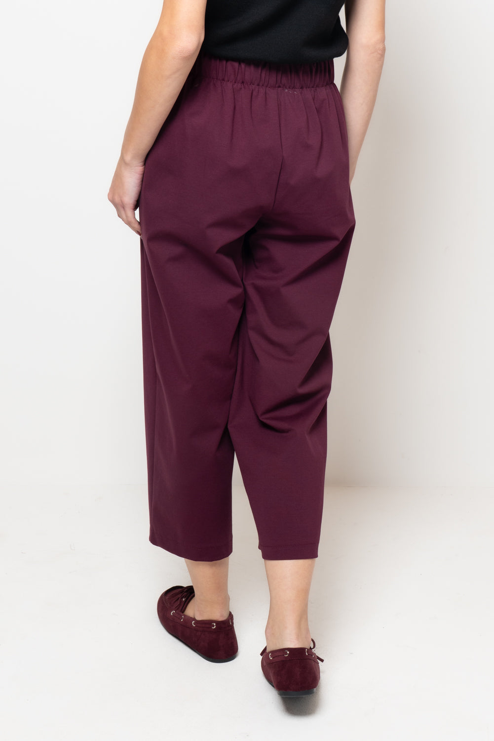 Pantalone in punto milano doppio bottone