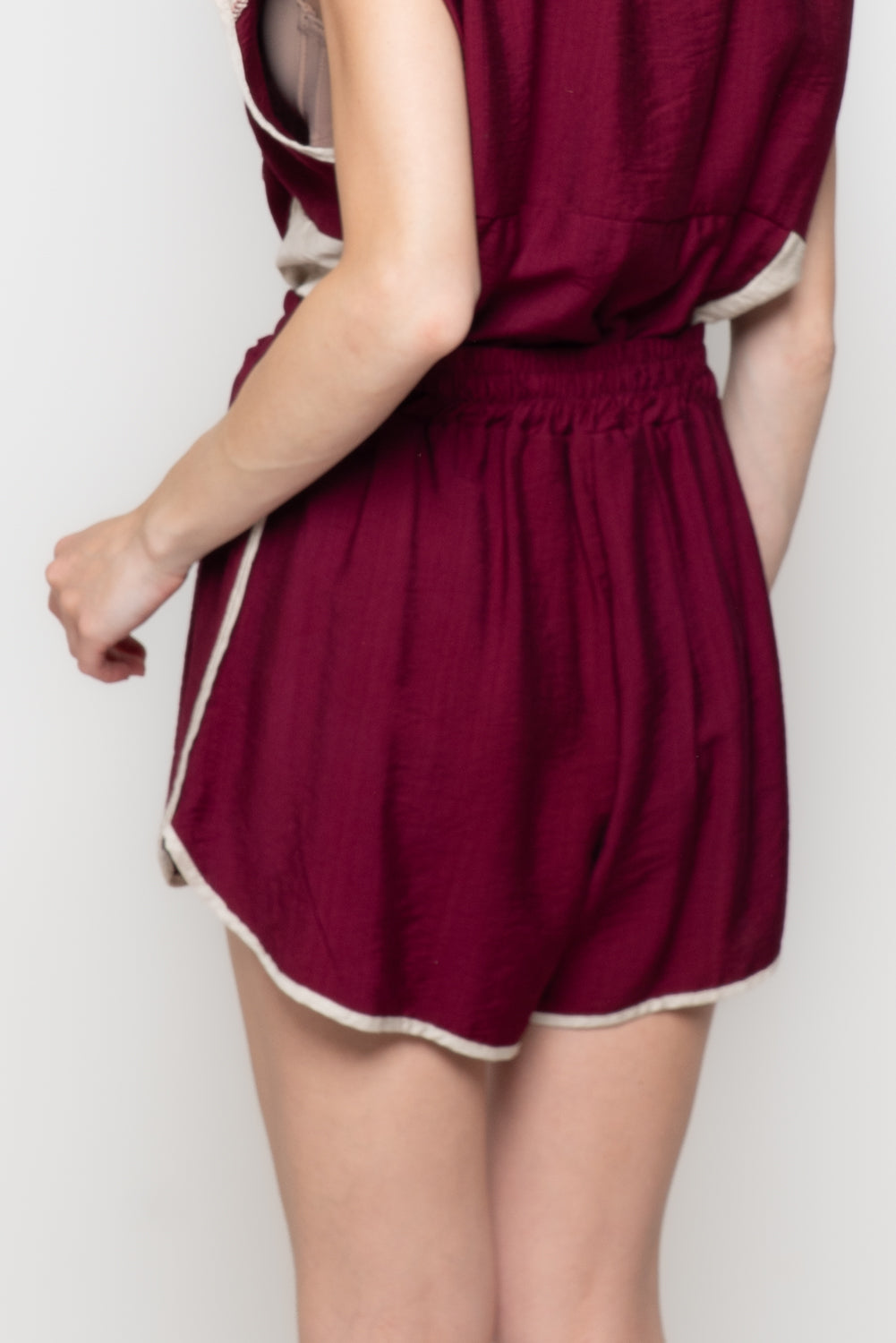 Shorts con Profilo a Contrasto