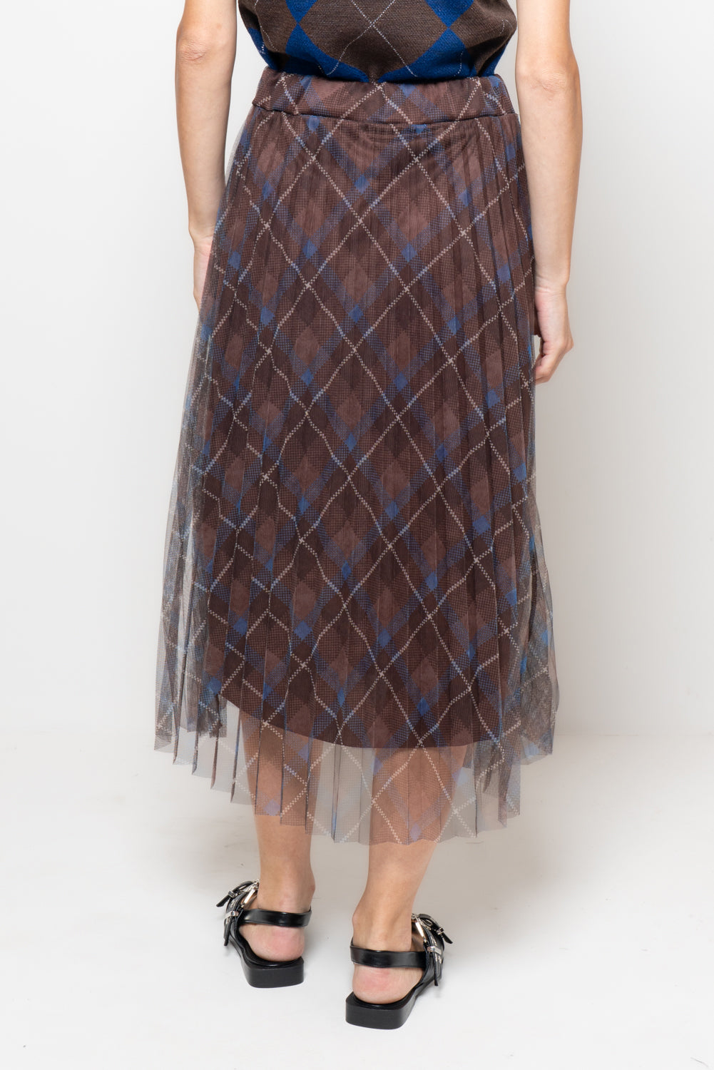 Gonna in tulle stampato