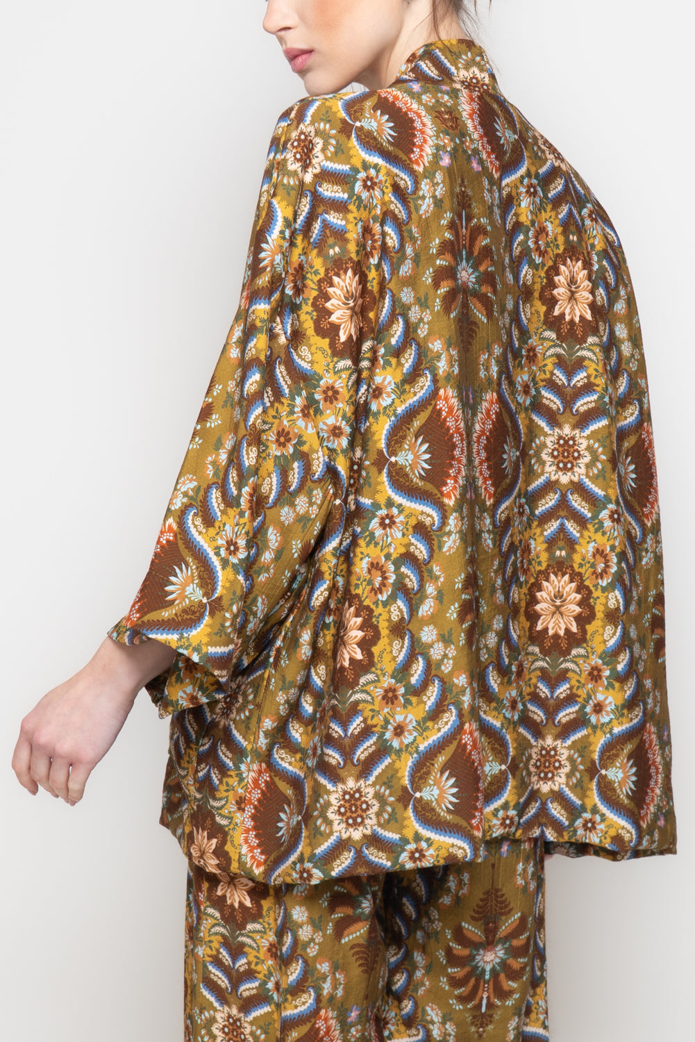 Kimono foderato fantasia