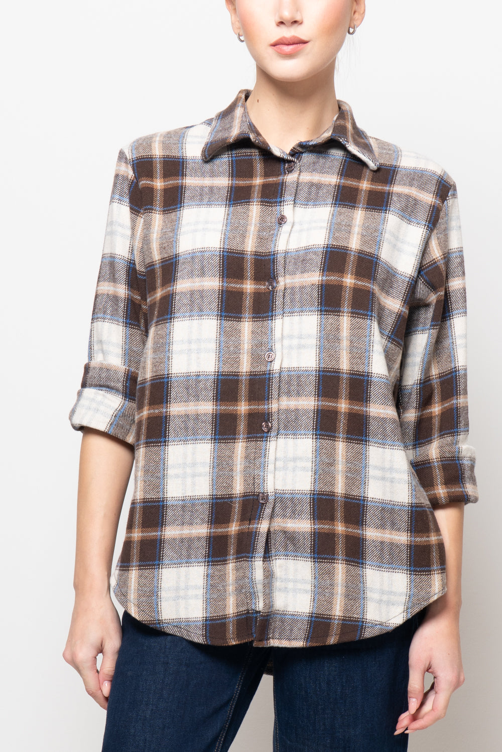 Camicia tartan in flanella