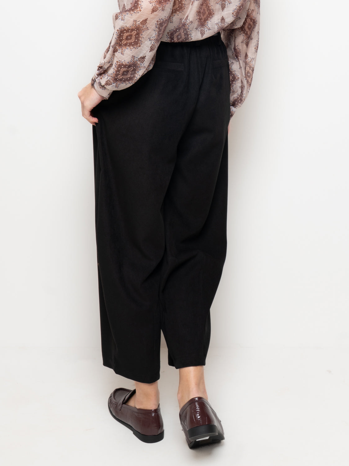 Pantalone affusolato in twill