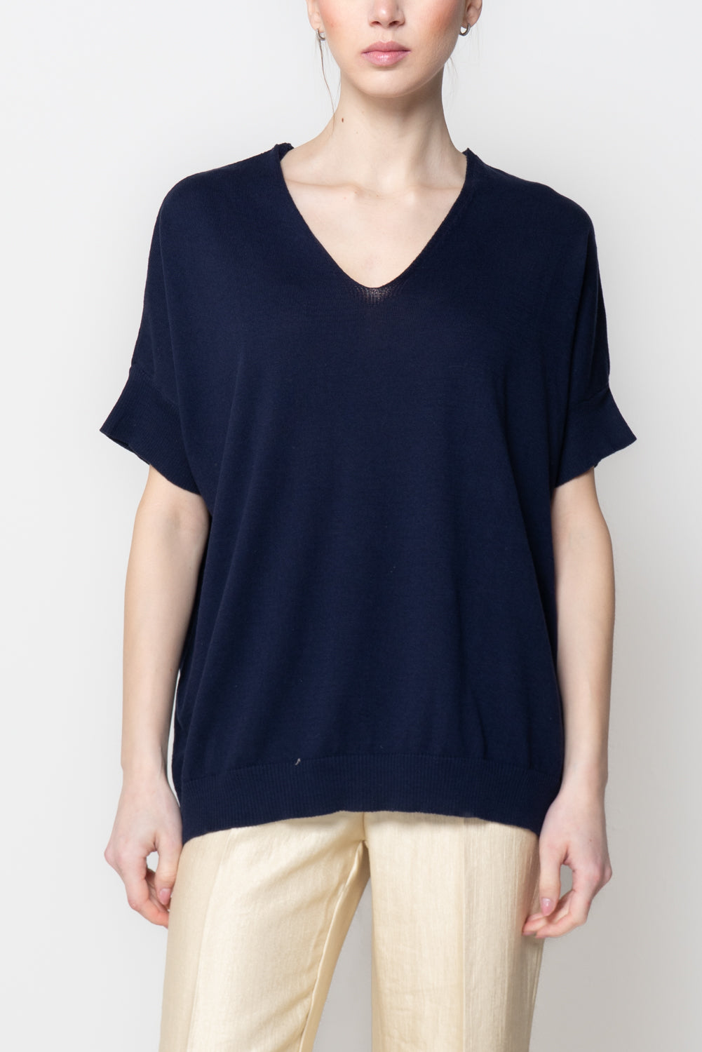Maglia over scollo V