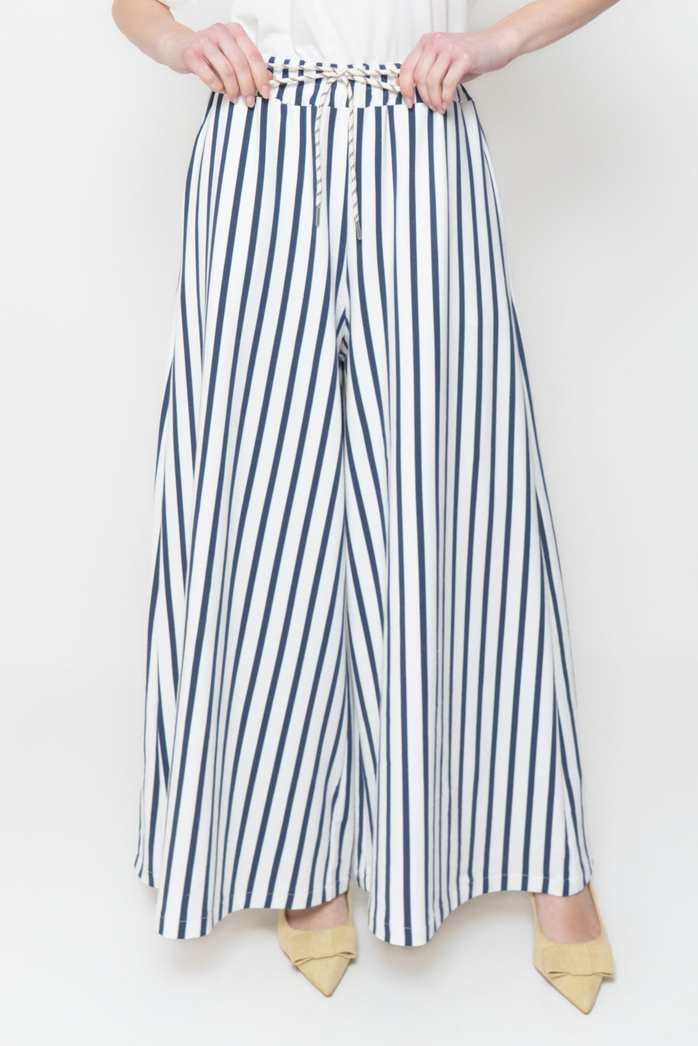 Pantaloni in felpa  a Righe