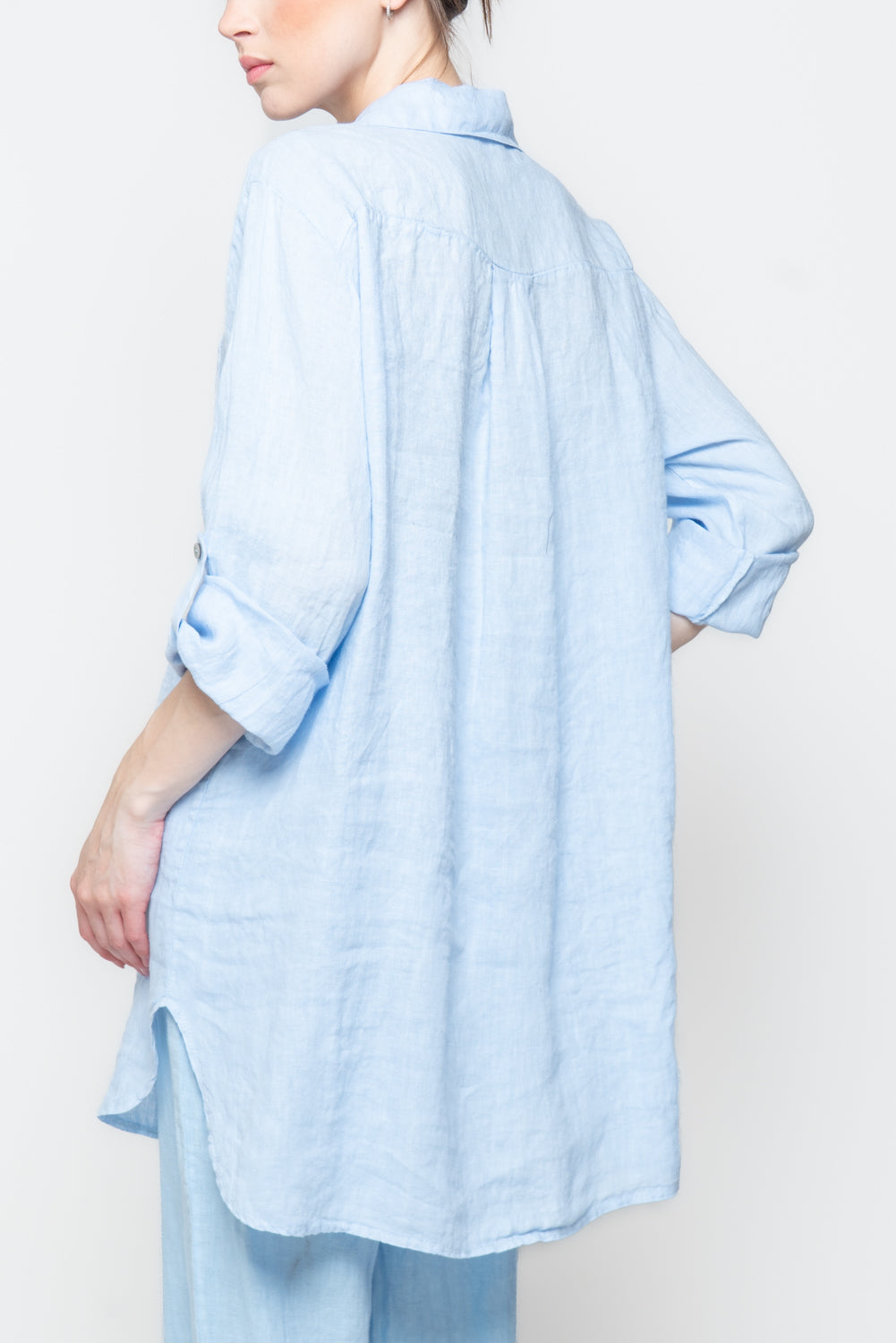 Camicione Oversize in Lino