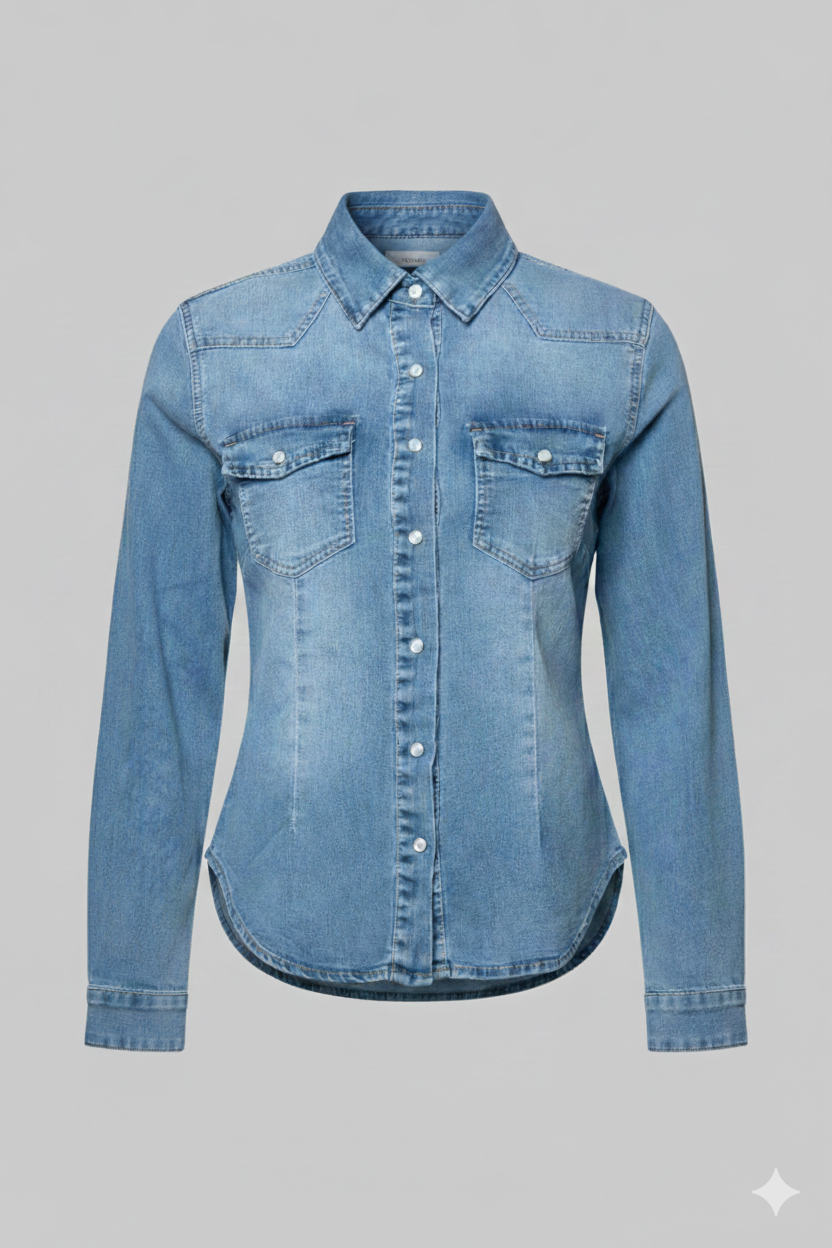 Camiicia di jeans Western