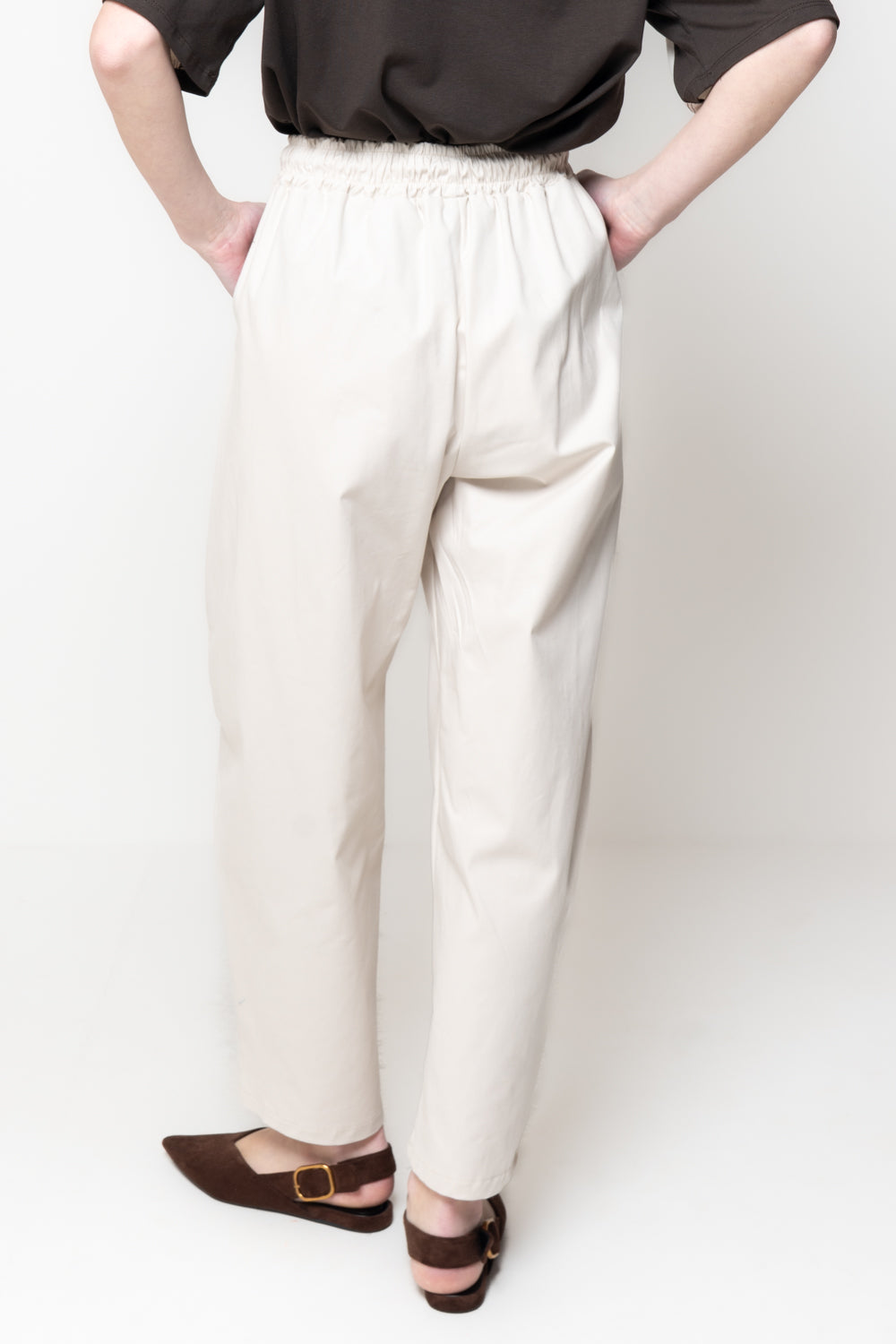 Pantalone in Cotone con Coulisse