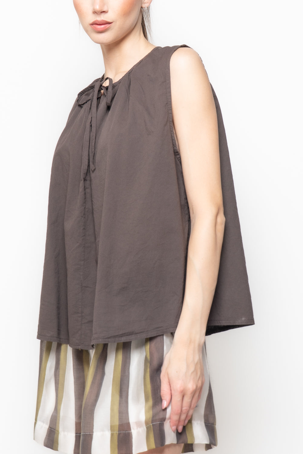 Top Smanicato con Fiocco