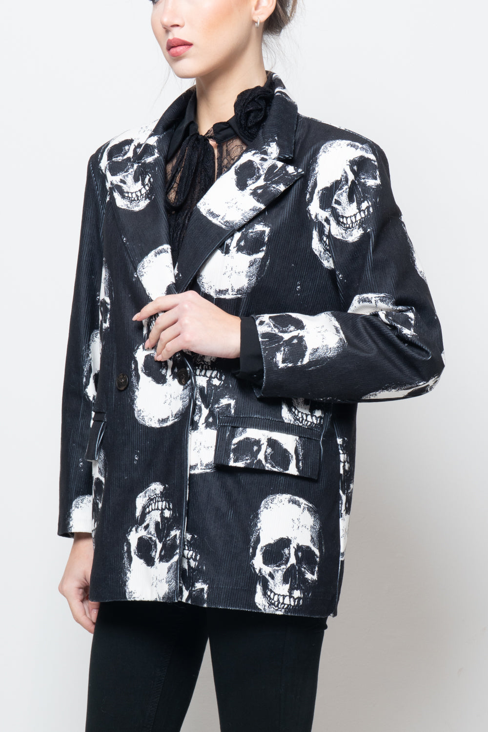 Giacca fantasia teschio