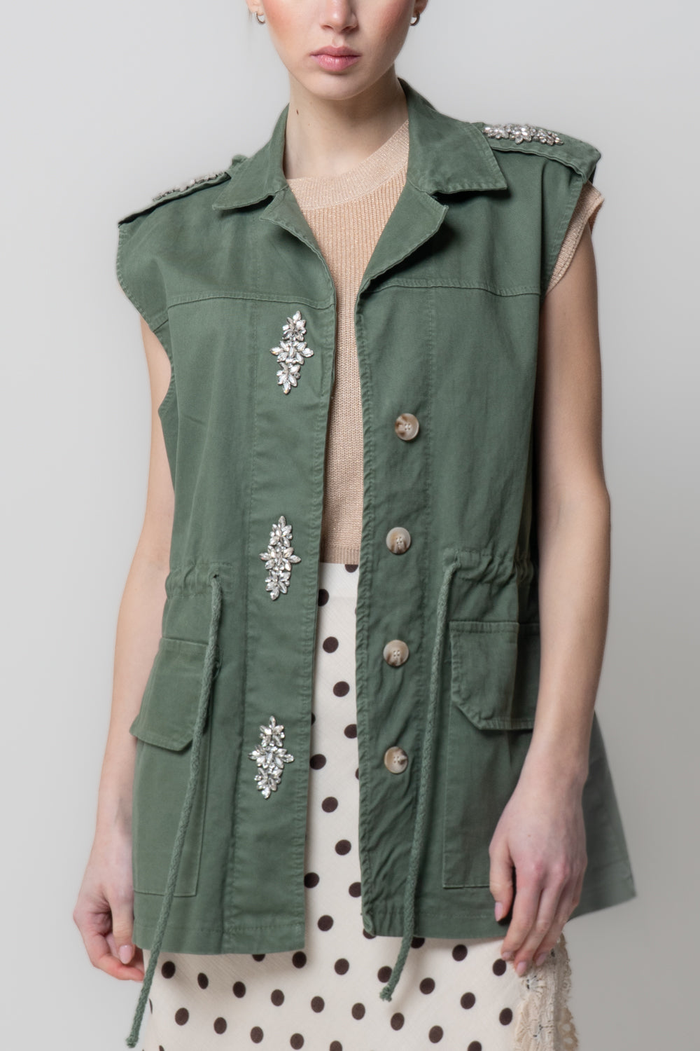 Gilet Sahariana Gioiello