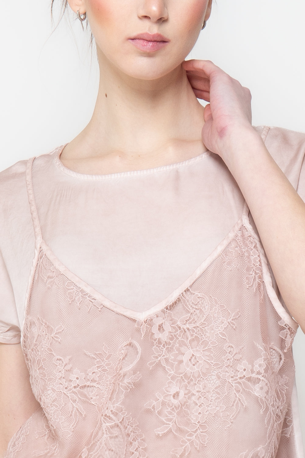 Top Combinato con Pizzo