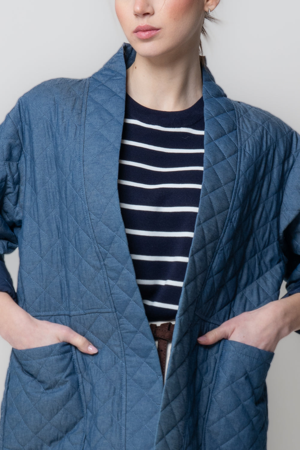 Giacca Kimono Trapuntata