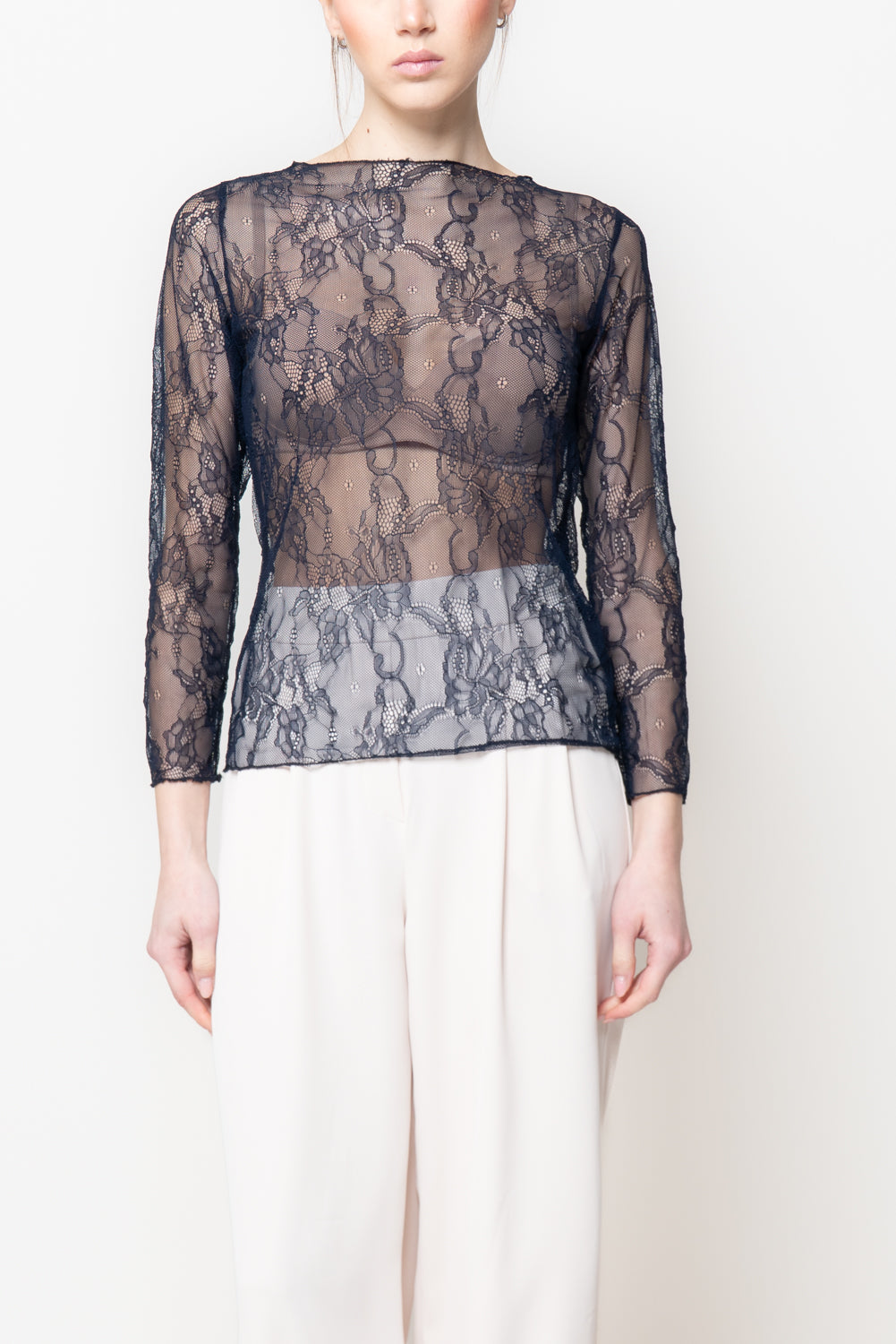 Blusa in pizzo