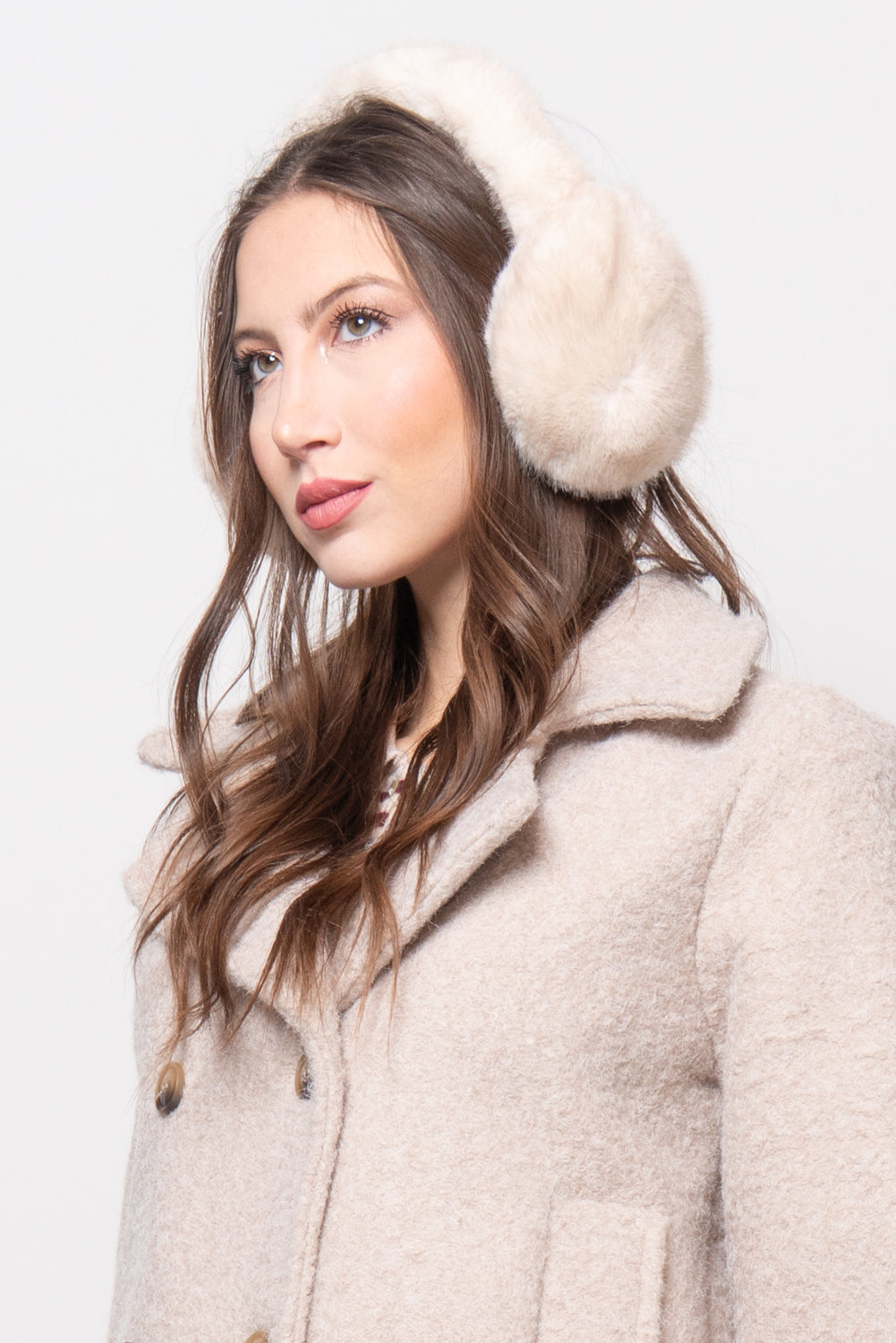 Cuffie in ecopelliccia