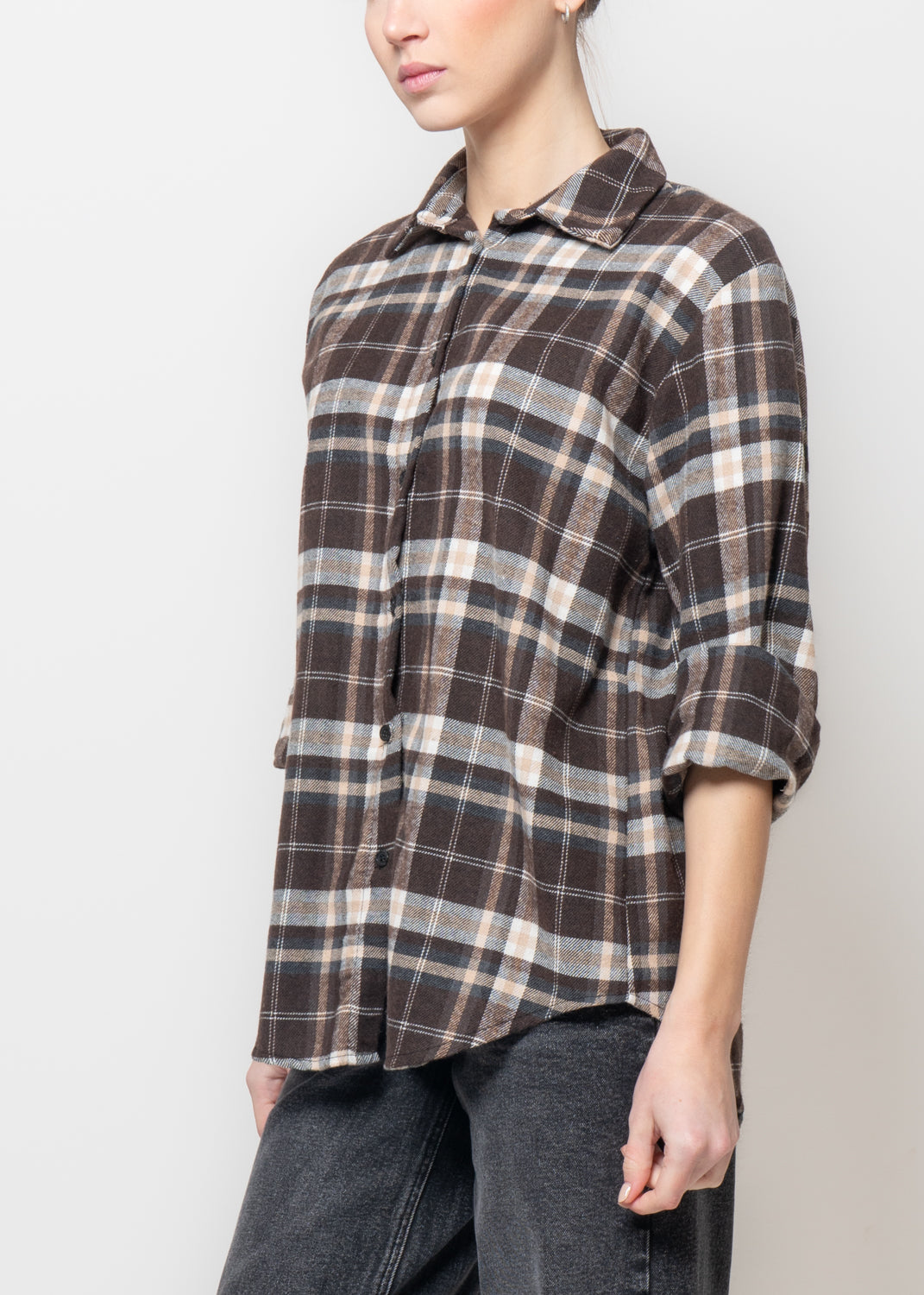 Camicia tartan in flanella