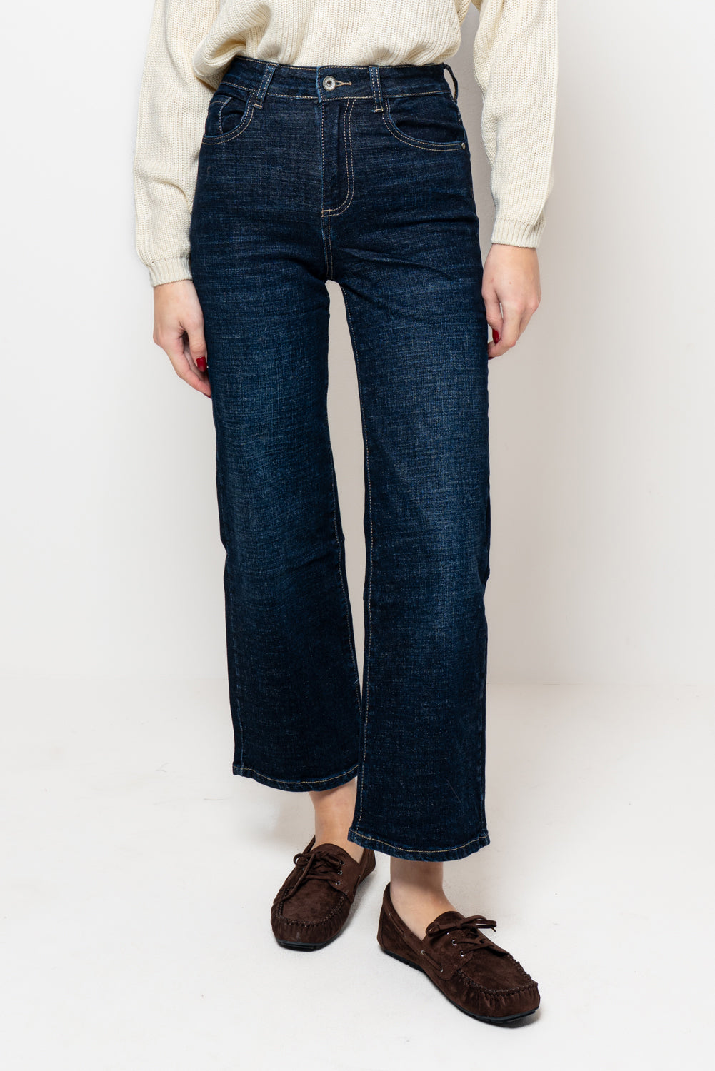 Jeans modello coulotte