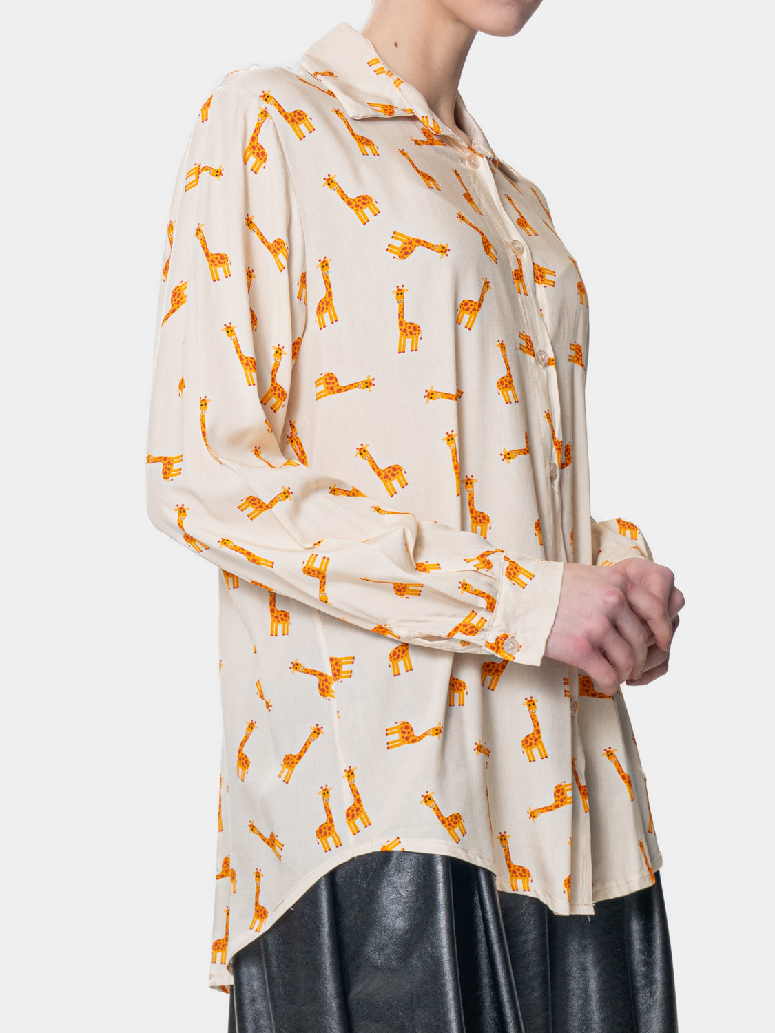 Camicia fantasia giraffe